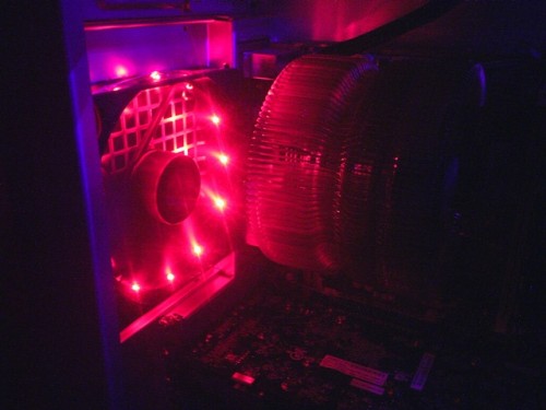 Hier der Rote Lüfter