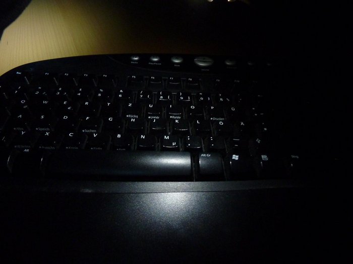 und hier das weiße licht